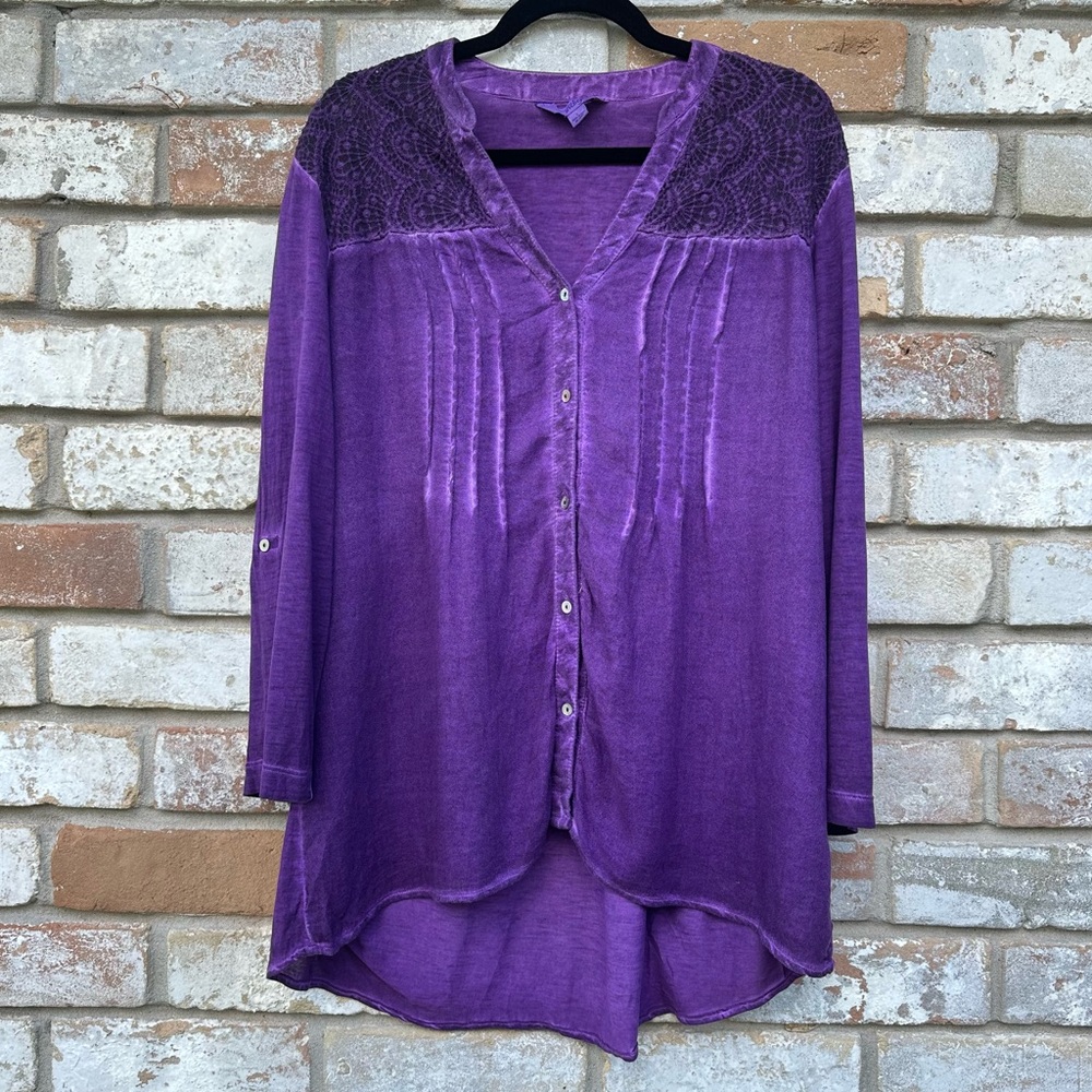Great Northwest Indigo Shirt in PURPLE